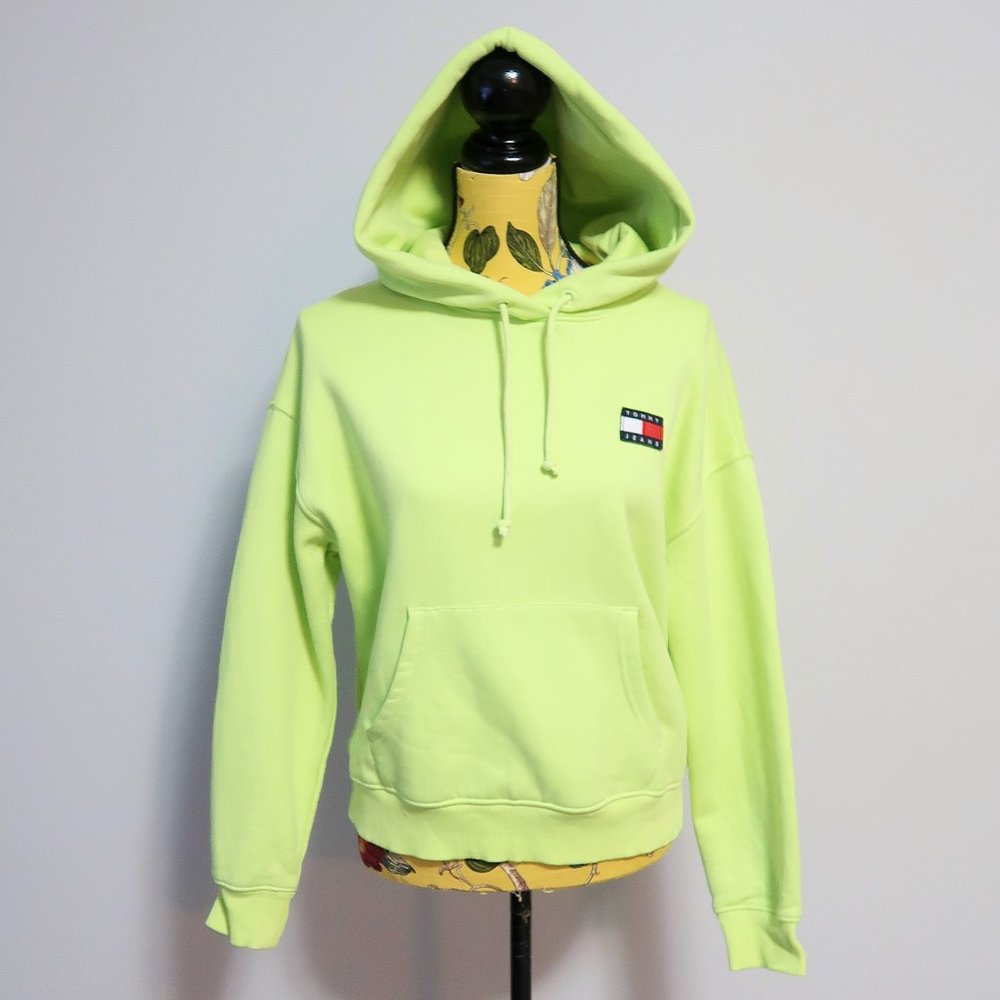 Tommy Hilfiger Apple Green Pullover Hoodie Medium